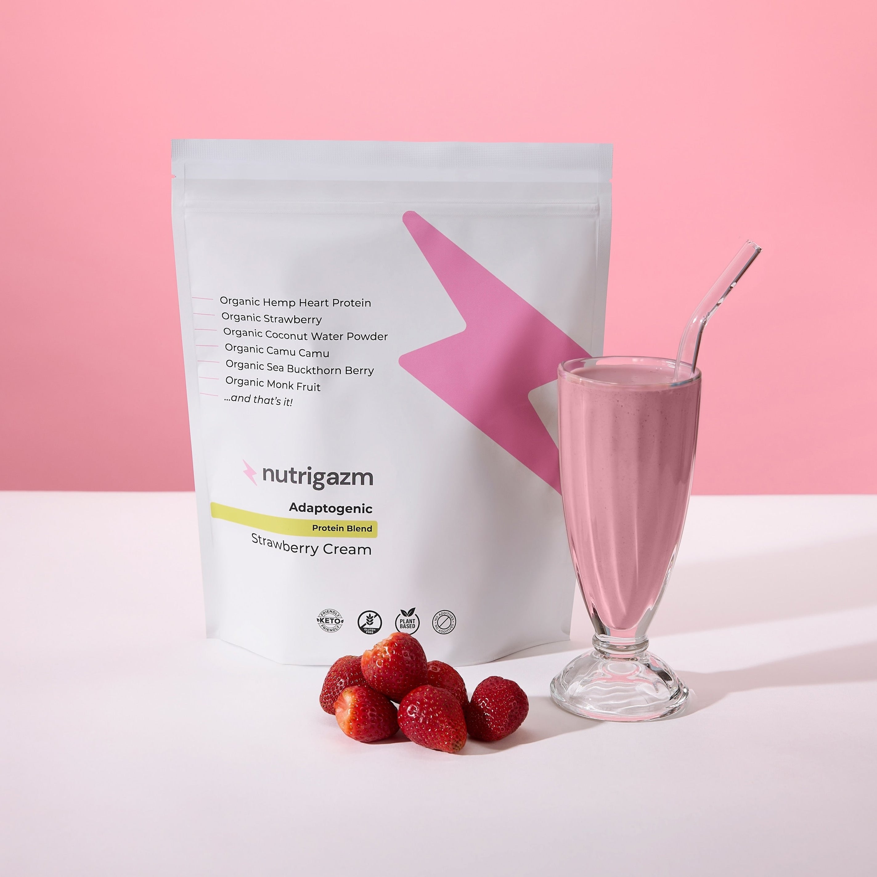 Actual Strawberry Cream Nutrigazm blend
